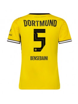 Ženski Nogometna dresi replika Borussia Dortmund Ramy Bensebaini #5 Domači 2026-27 Kratek rokav
